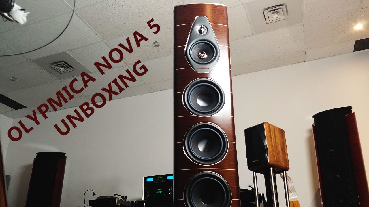 Sonus faber Olympica NOVA 5 Offical Unboxing by Audio Excellence