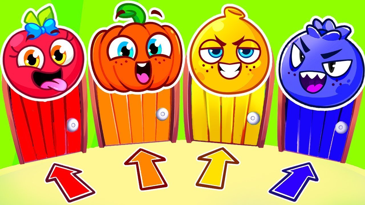 Magic Doors ✨🚪Mystery Doors Challenge 🟡🔶 Kids Songs and Nursery Rhymes | Pit & Penny Land