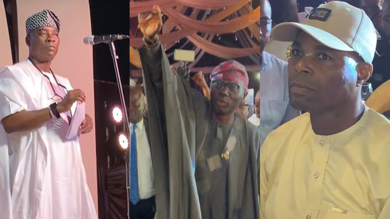 WASIU AYINDE-GOV.SANWO OLU-OBASA -EX,GOV. IBIKUNLE AMOSUN-SEGO LIVE AT OLORI ARAMIDE ONIRU 80TH BIRT