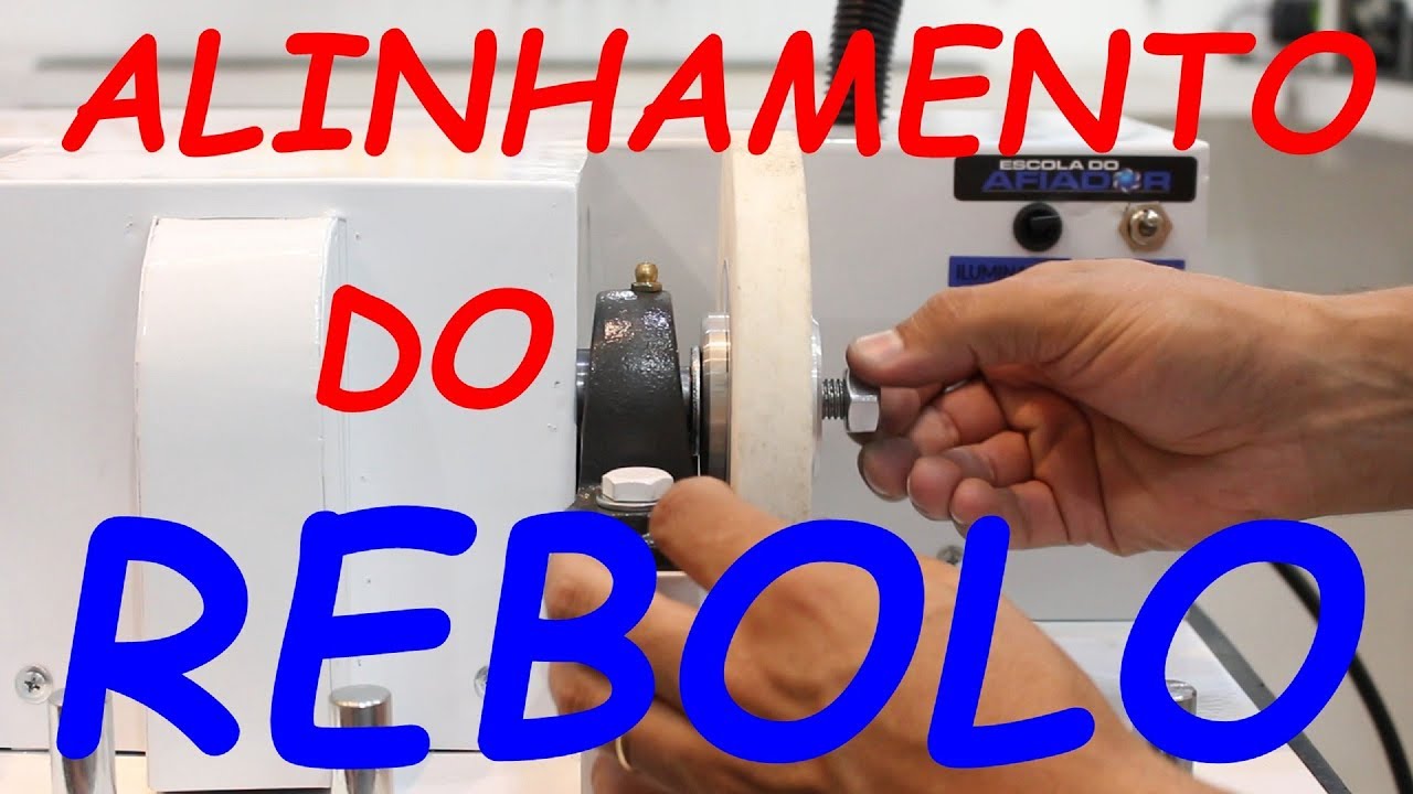 COMO COLOCAR REBOLO PARA DRESSAR ANTES  DE AFIAR ALICATES
