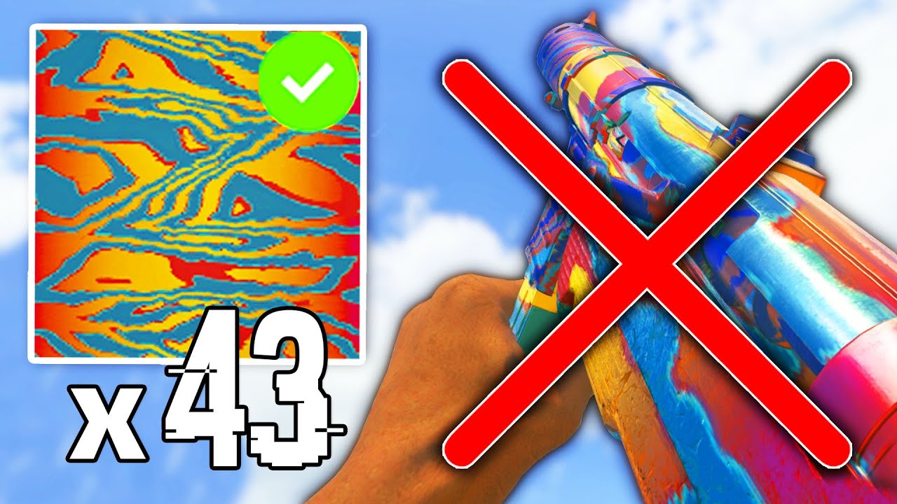 I made a MASSIVE mistake when I UNLOCKED the ATOMIC camo 43 Times in a single game. Vanguard Atomic
