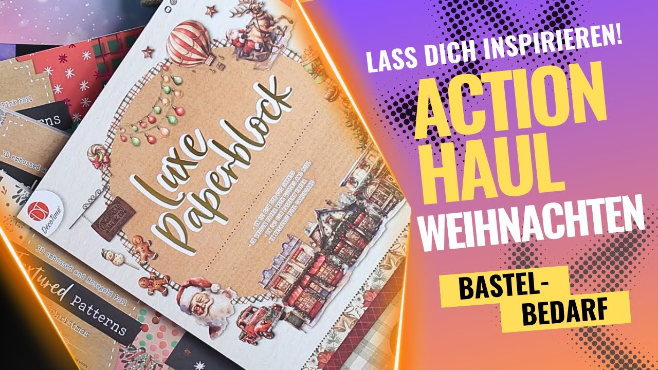 Action Haul 2024: Neuheiten für Weihnachten! 🎄 | für Weihnachts-Bastelideen und Basteln mit Kindern