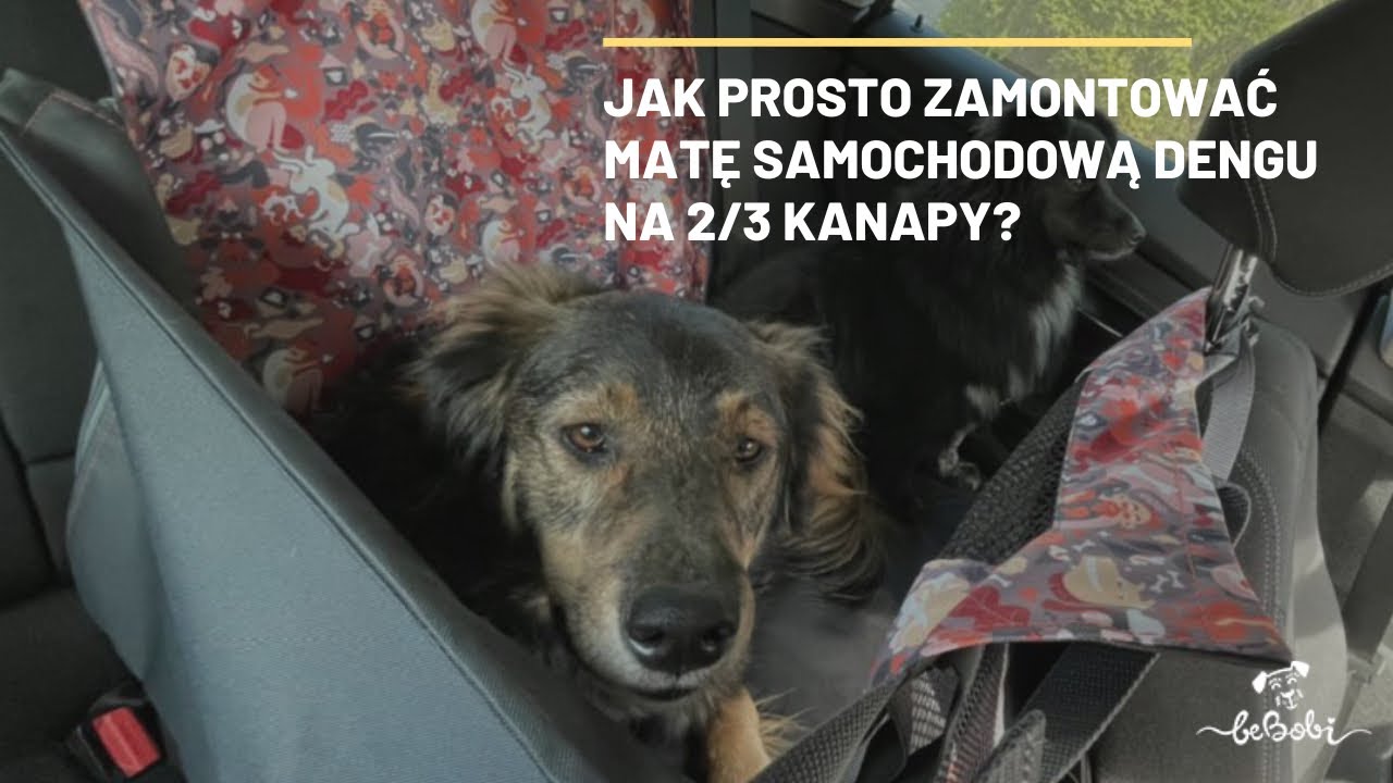 Jak prosto zamontować matę samochodową Dengu na 2/3 kanapy?