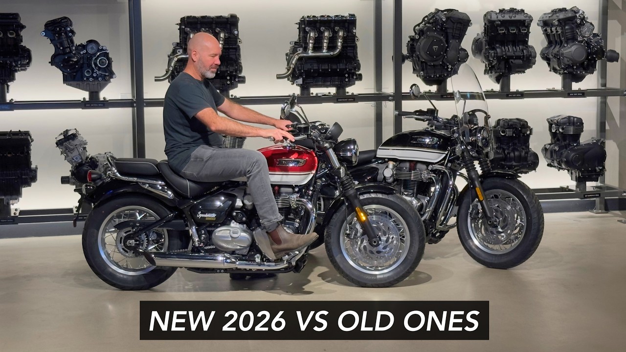 Triumph Bonneville Speedmaster 2026 года — стоит ли обновляться? (Старые против новых)