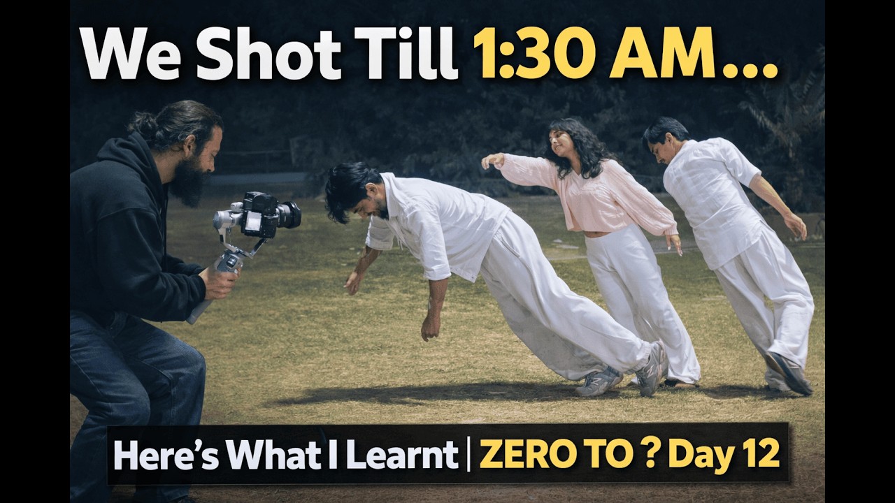 ZERO TO ? | Day 12 | 1:30AM Shoot | Team Lessons & Real Founder Hustle
