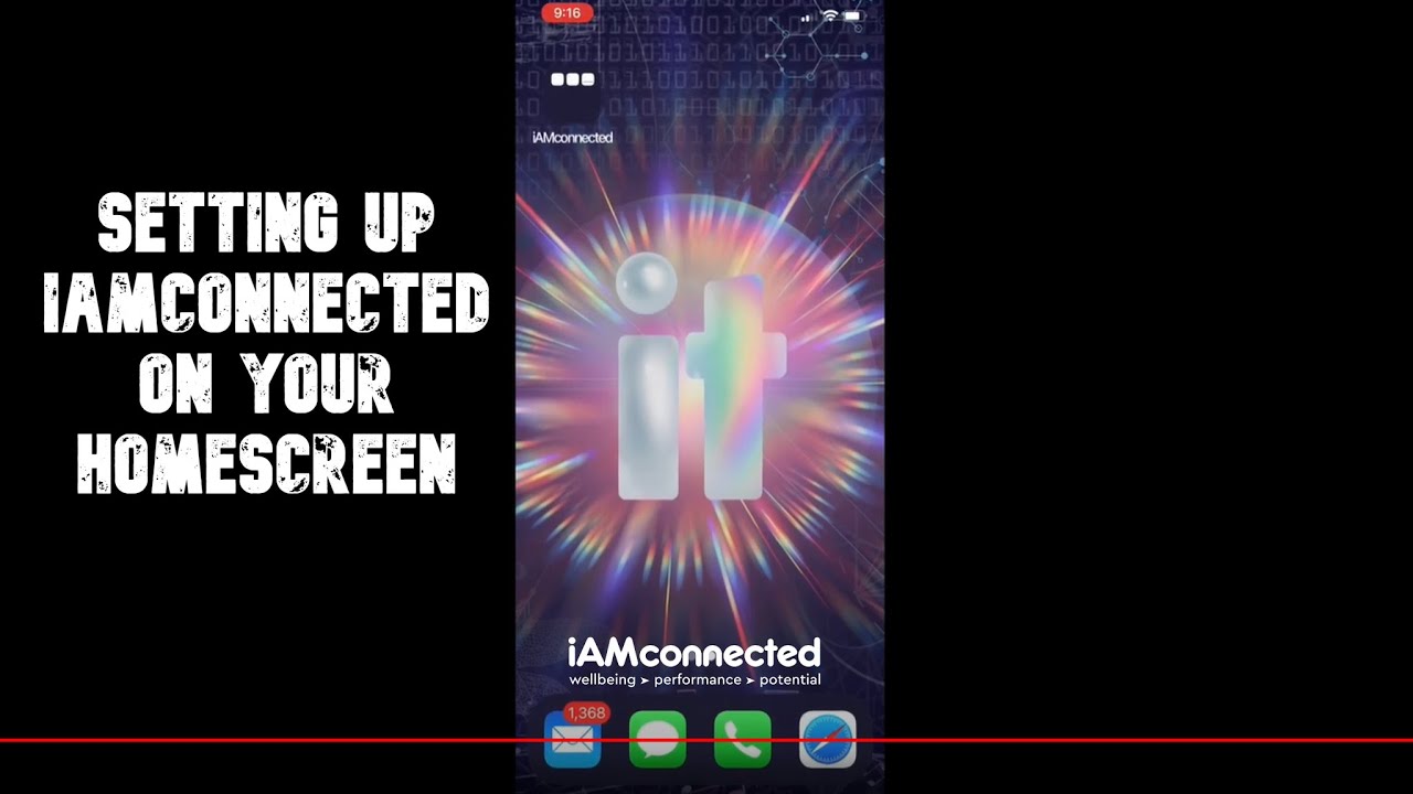 Setting up iAMconnected on your Mobile Home Screen