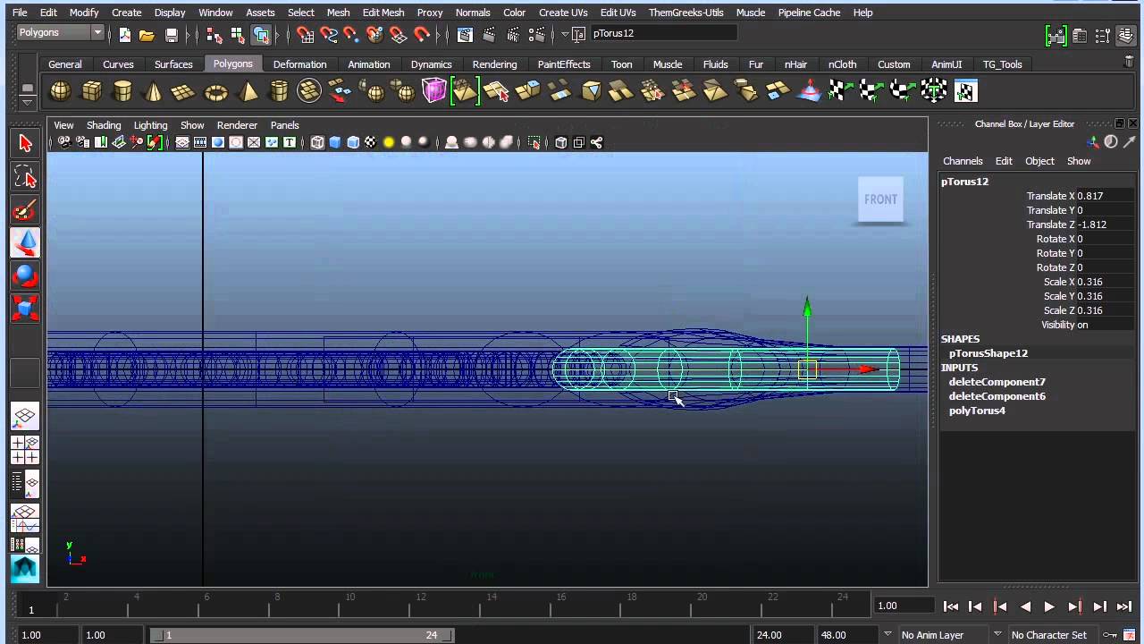 Model a Rose Window using Maya