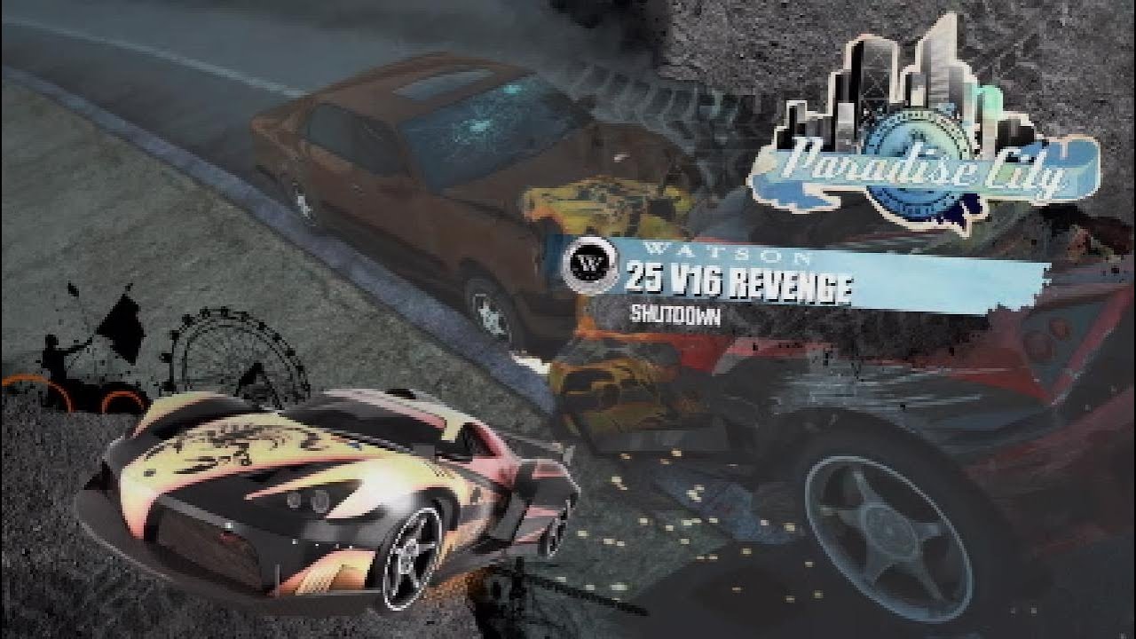 Burnout Paradise Remastered - All rivals shutdown + Carbon cars and 100% completion
