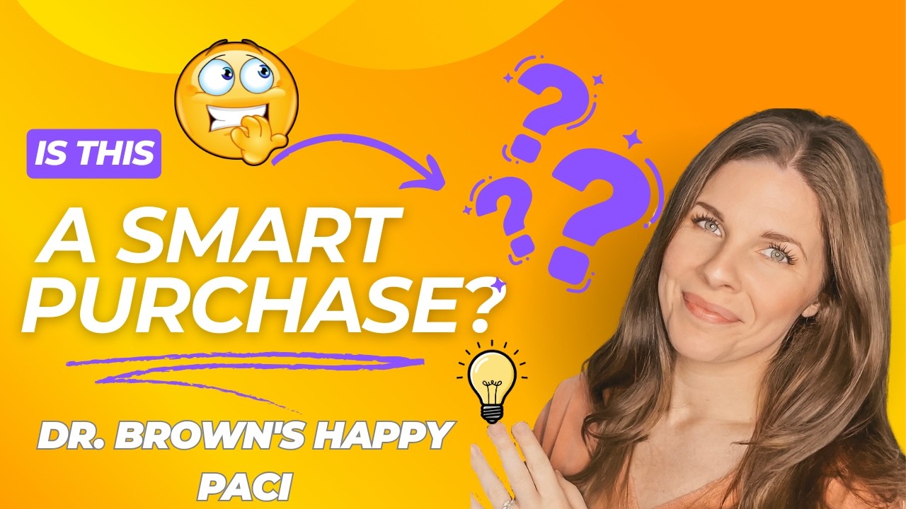 Dr. Brown's Happy Paci 100% Silicone Pacifier Overview | My Thoughts  #ad #amazoninfluencer
