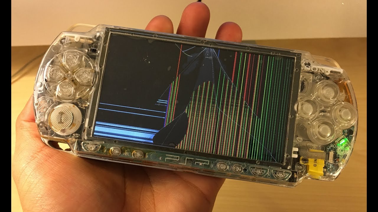 How to replace PSP 2000 Slim LCD 2017 - Full Tutorial DIY