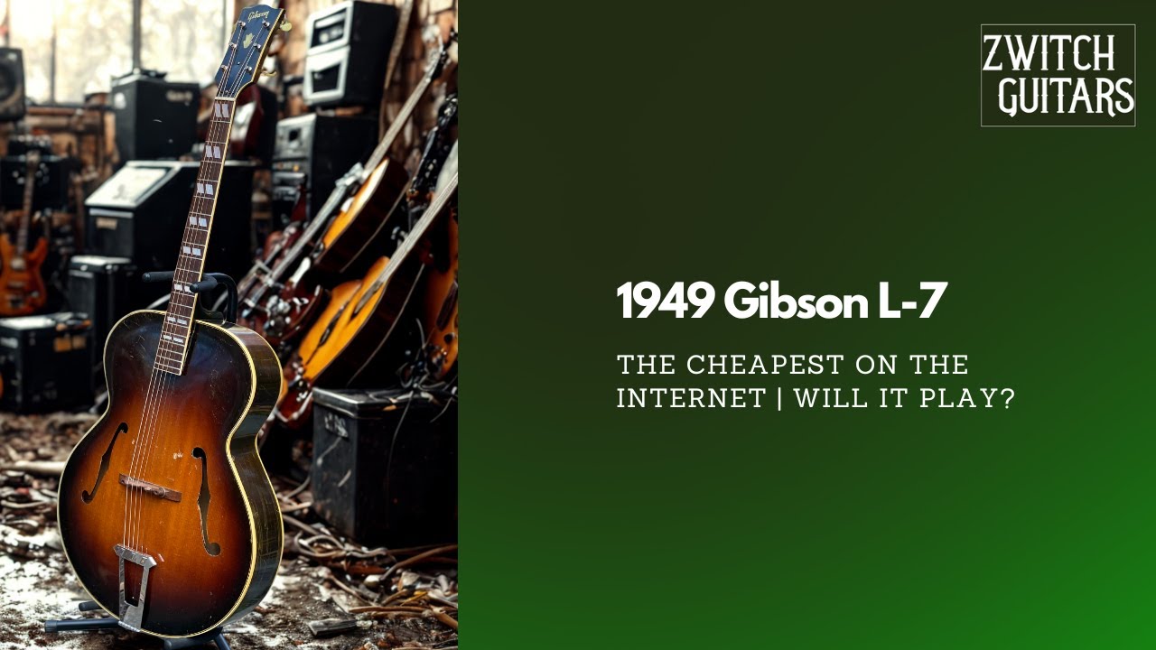 Обновление заброшенной арктоп-гитары Gibson L-7