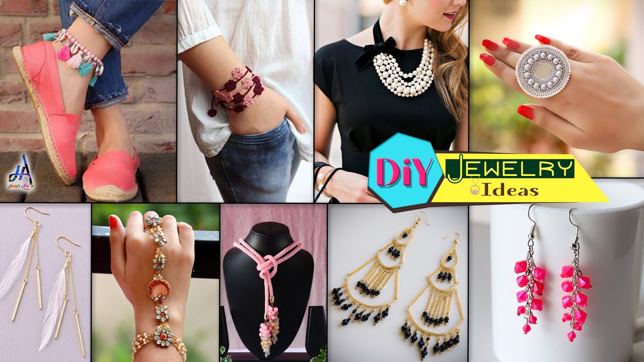 Trendy Girls! Fashion DIY Daily Wear Jewelry Making - GownDresses, Kurti, JeansTops, Dresses Etc