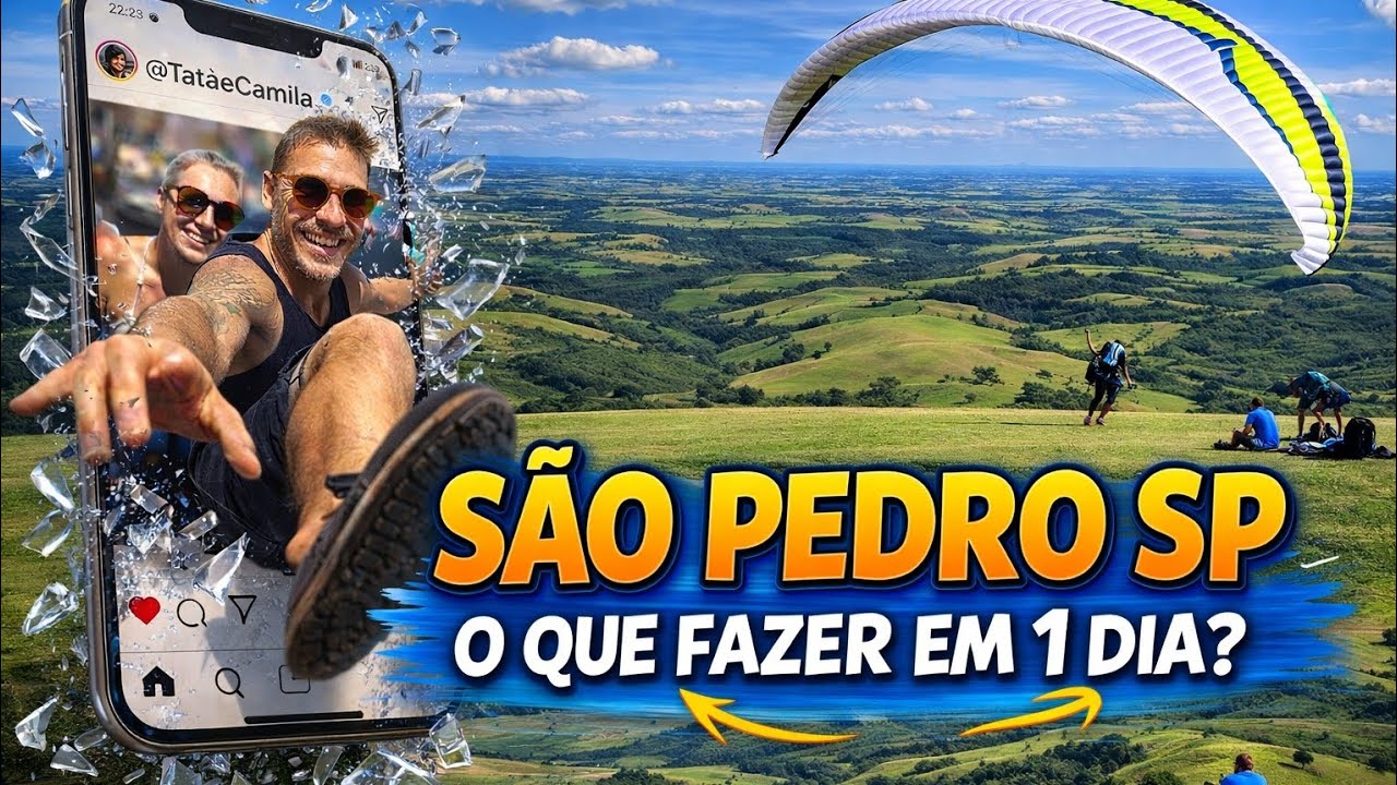 São Pedro SP. Roteiro Completo de 1 Dia + AVENTURA na Serra do Itaqueri
