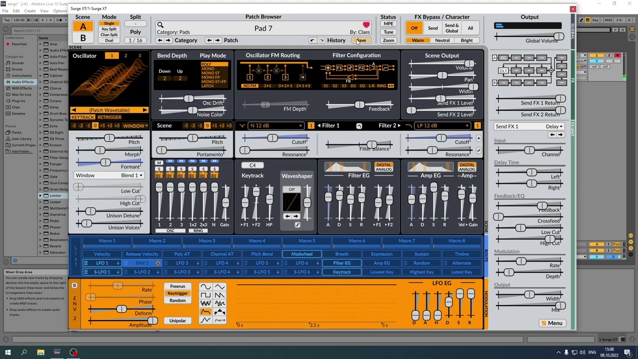 Огляд сiнтезатора  Surge (VST безкоштовний!)