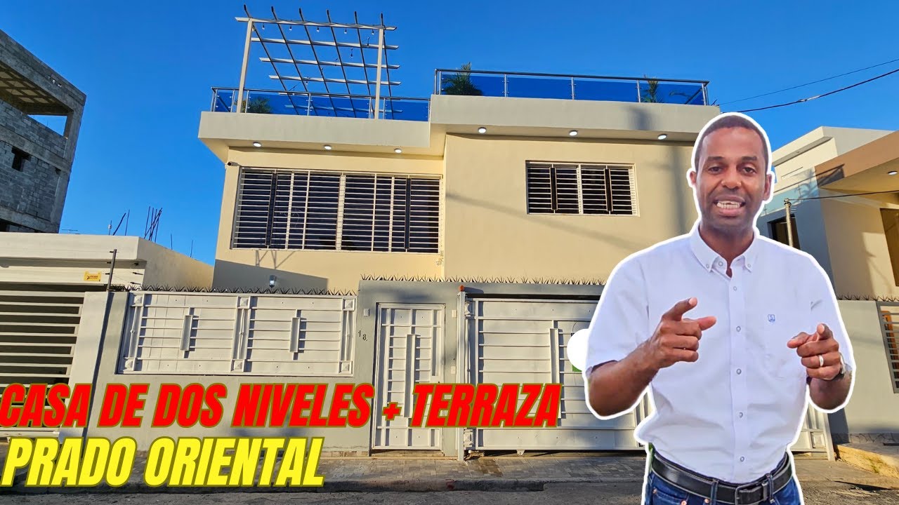 VENDO CASA DE 2 NIVELES + TERRAZA | PRADO ORIENTAL | SANTO DOMINGO ESTE | @Invierte en Santo Domingo