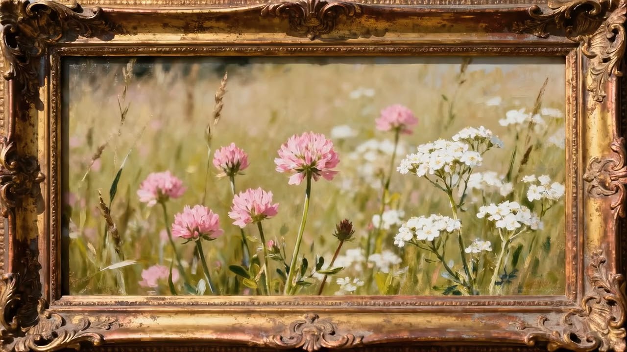 Frame TV Art – Clover & Wildflower Field Animated Summer Meadow (2 Hours) (2026)