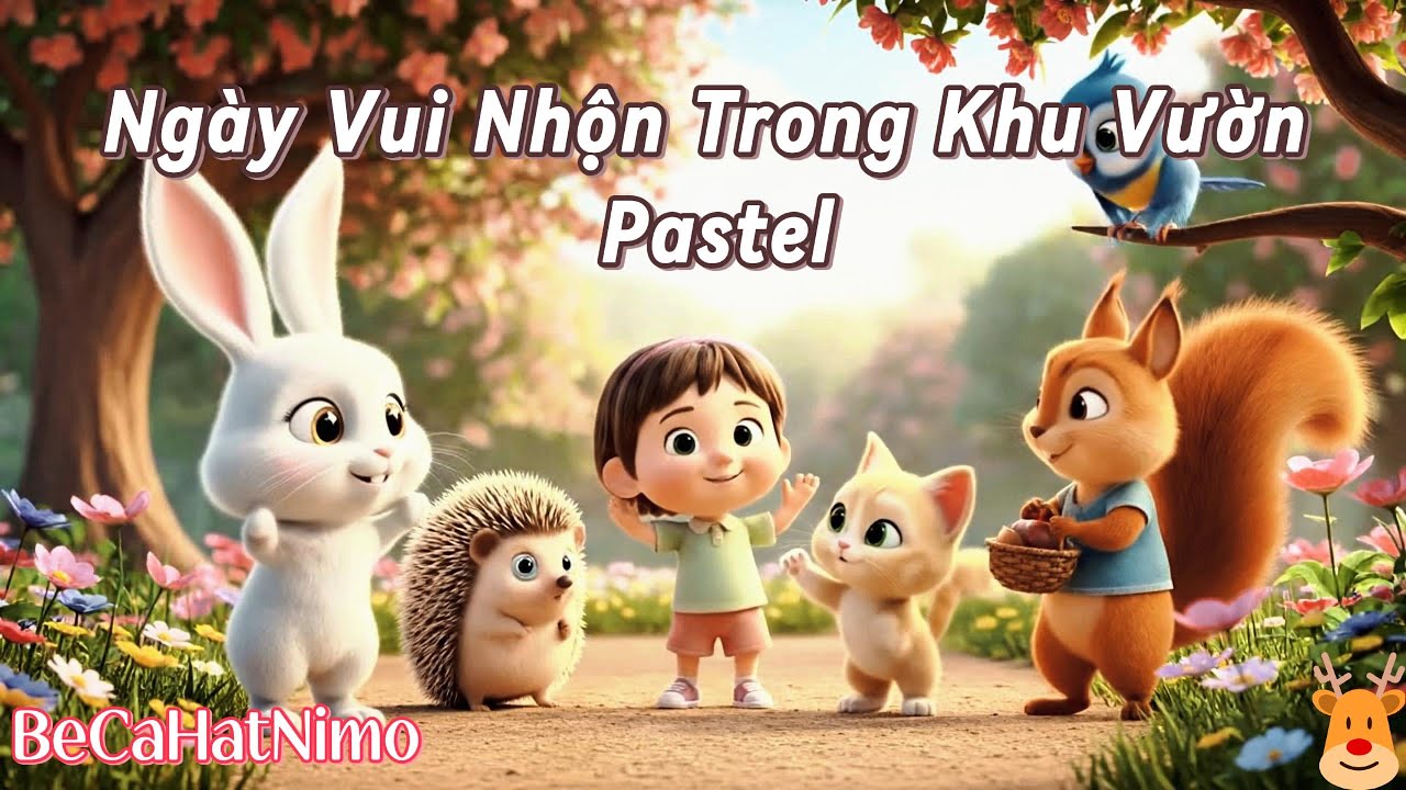 Khu Vườn Hạnh Phúc – La Lá La Cùng Bé #xuhuong #funny #cartoon #trending #cute #chobe #mevabe #ai