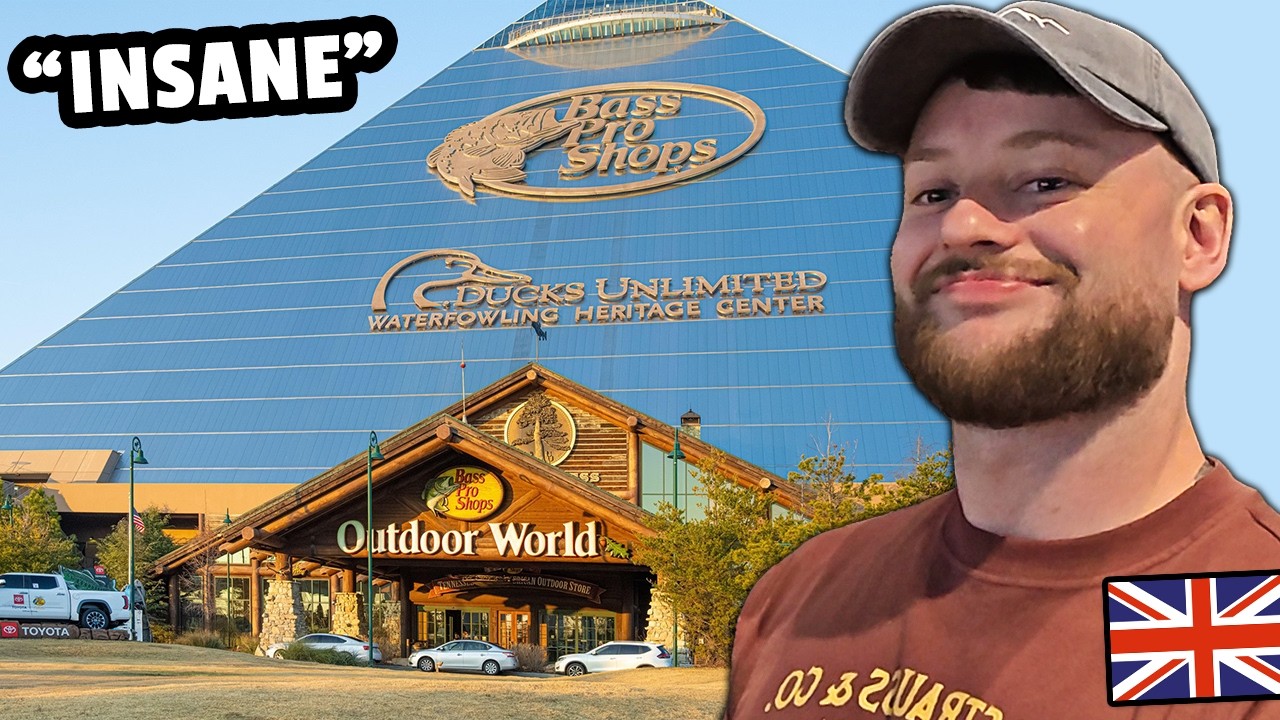 British Guy goes to the BASS PRO Store for the First Time!