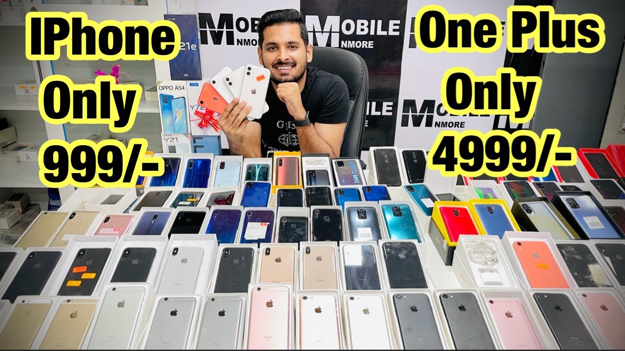 Mobile N More IPhone Deal Only 999/- One Plus Only 4999/- Full Stock! Emi on used/new phones!