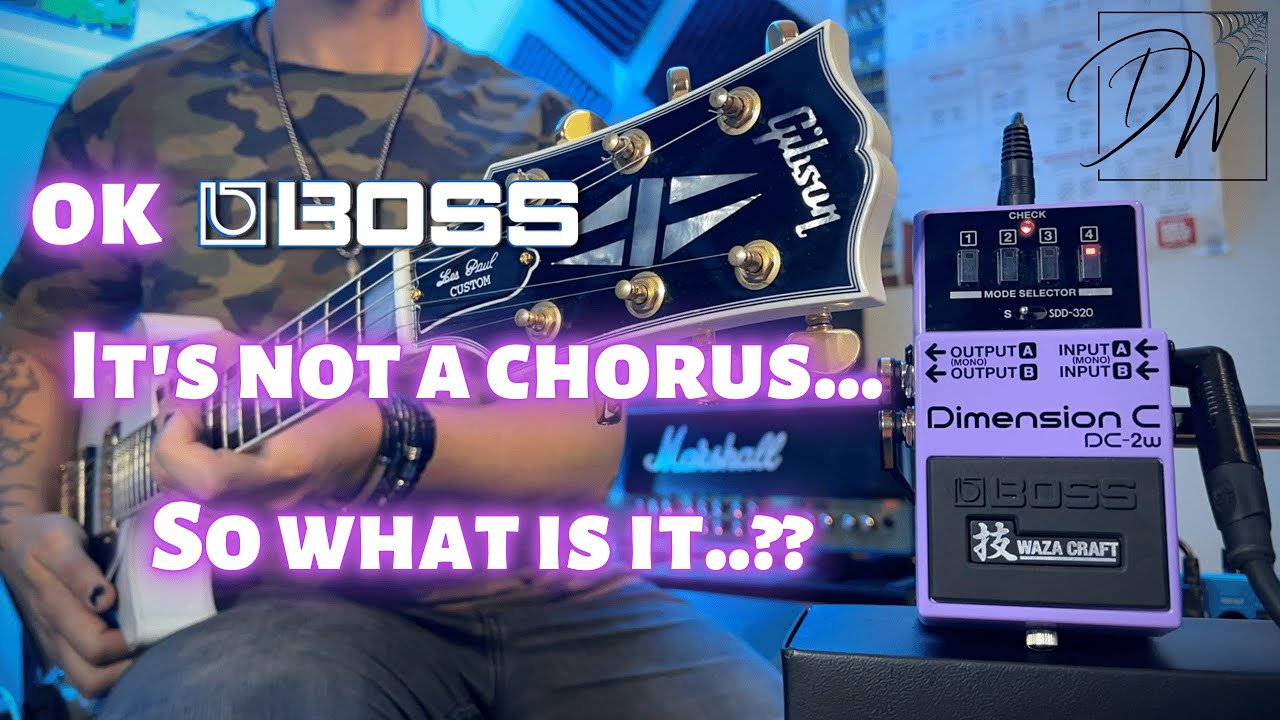 What Does The BOSS Dimension C ACTUALLY Do? - Stereo Demo