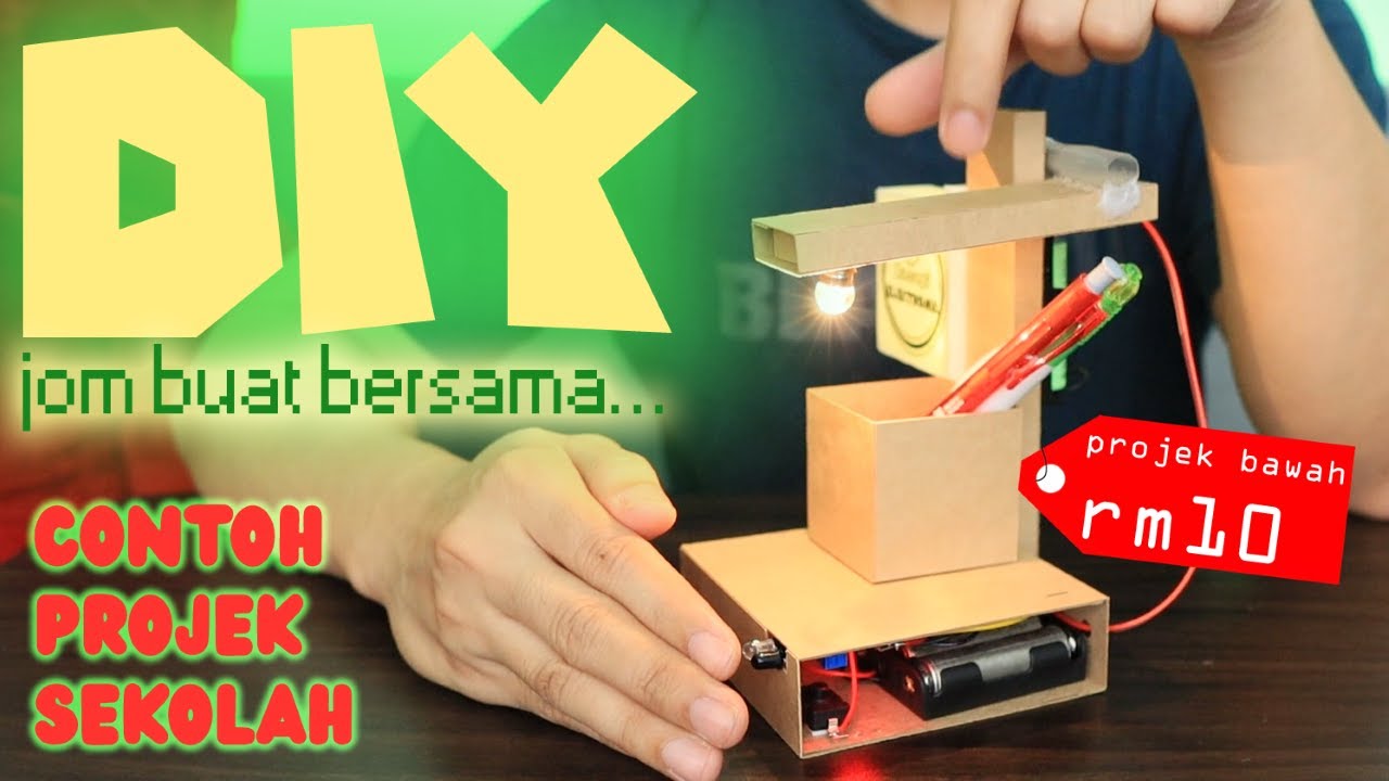 RBT STEM | Lampu Meja Automatik Bersensor Inframerah | Contoh Projek Sekolah | Projek 2