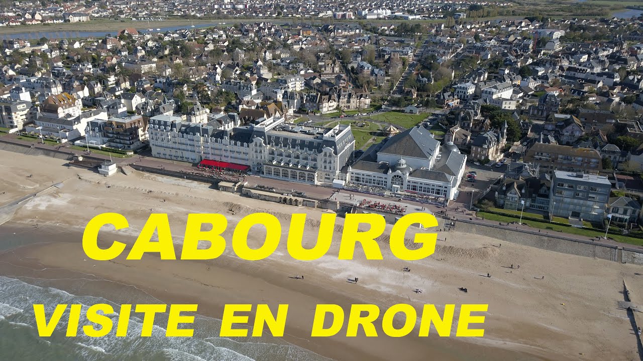 CABOURG  VOL EN DRONE Une magnifique station balnéaire de Normandie  (France)