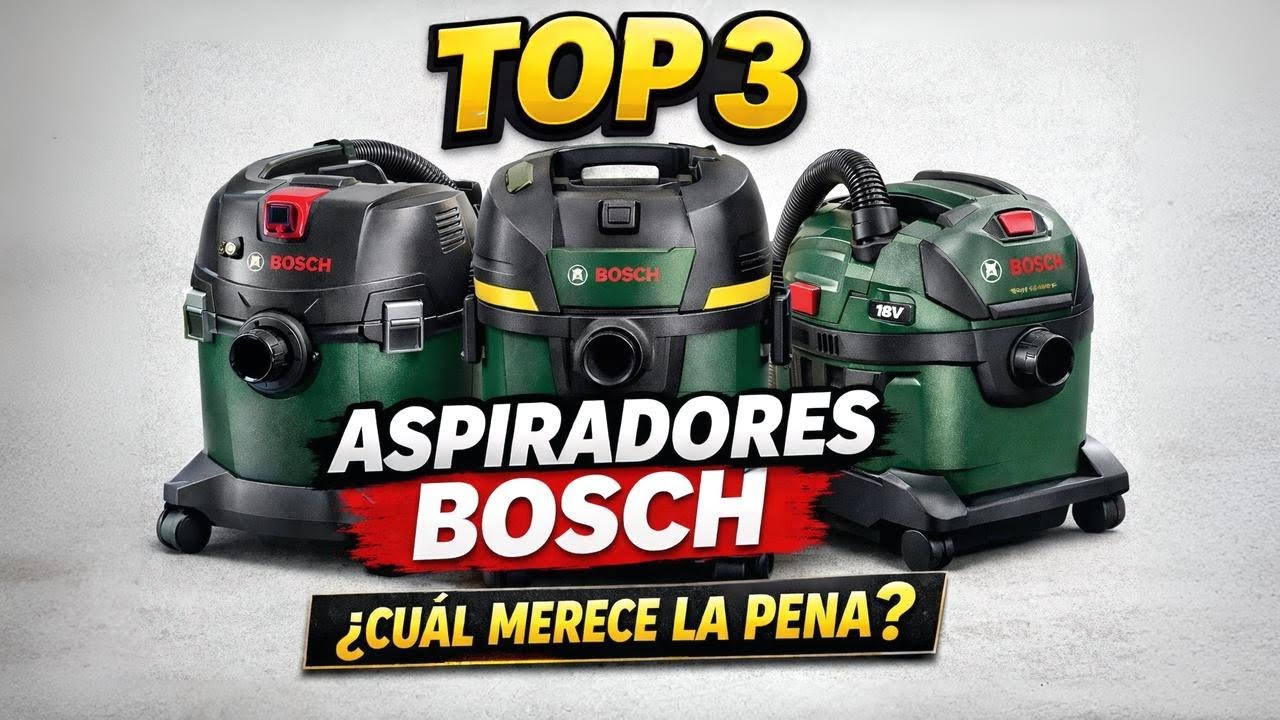 Los MEJORES Aspiradores Bosch en Seco y Húmedo | Review Honesta TOP 3