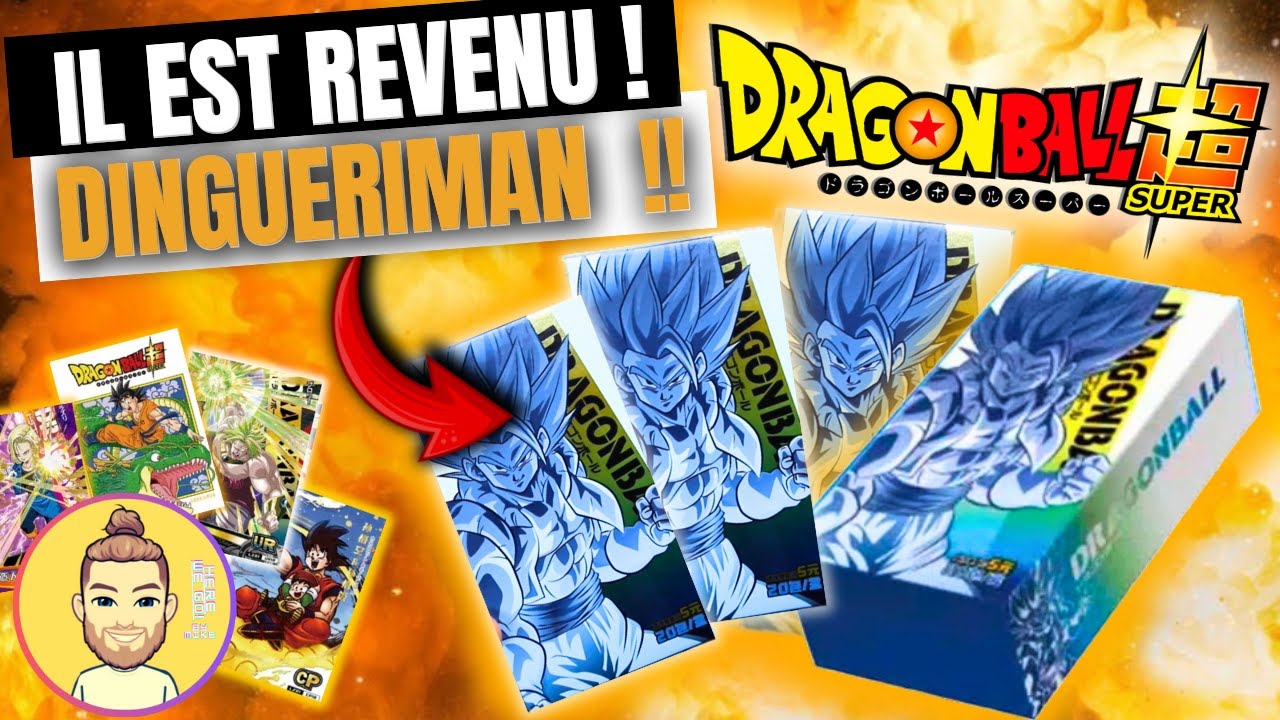 DRAGON BALL SUPER DES CARTES QUI REGALE ! DINGUERIMAN EST REVENU !!