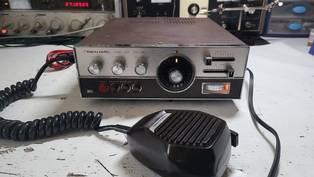 Wiring a mic and Cinch Jones connector for a Realistic TRC-48