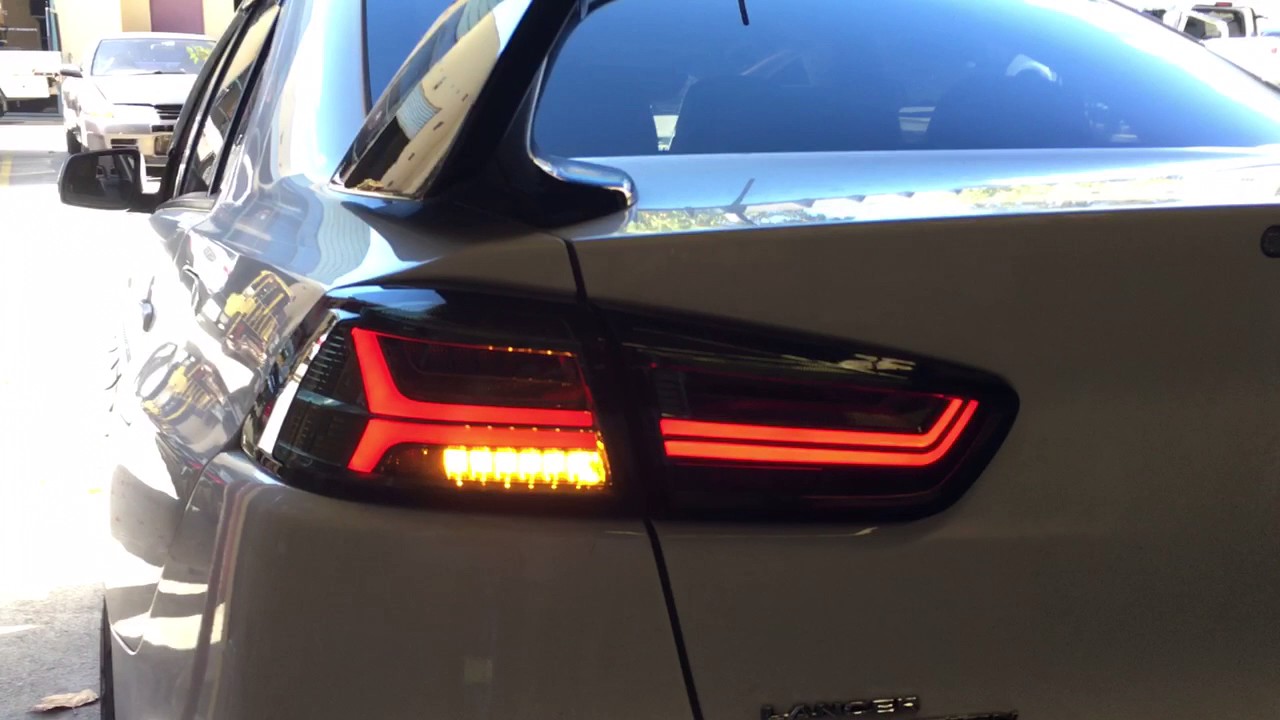 Mitsubishi LANCER 2008-2016 CJ EVO X sequential led tail lights