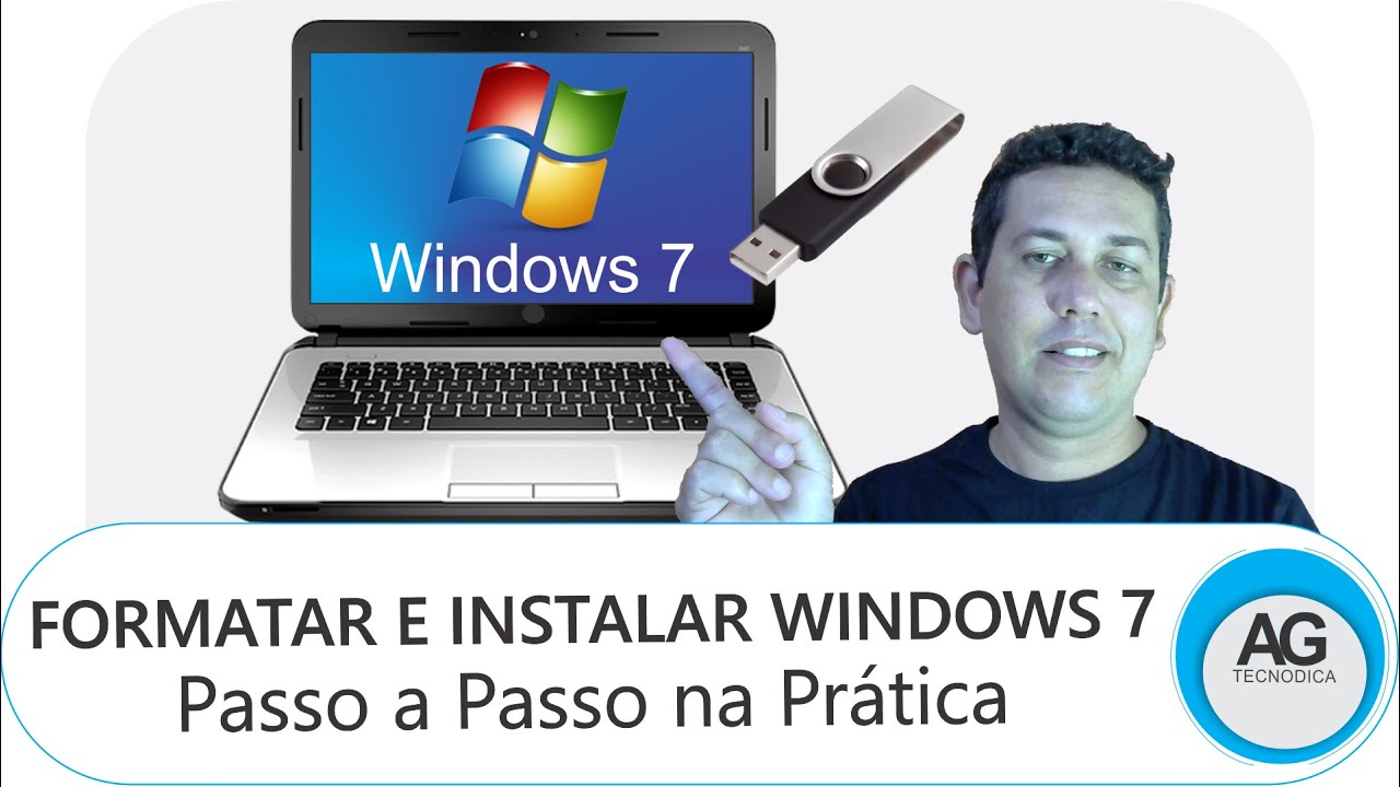 Como Formatar o PC e Instalar Windows 7 Pro, 32Bits ou 64Bits, passa a passo