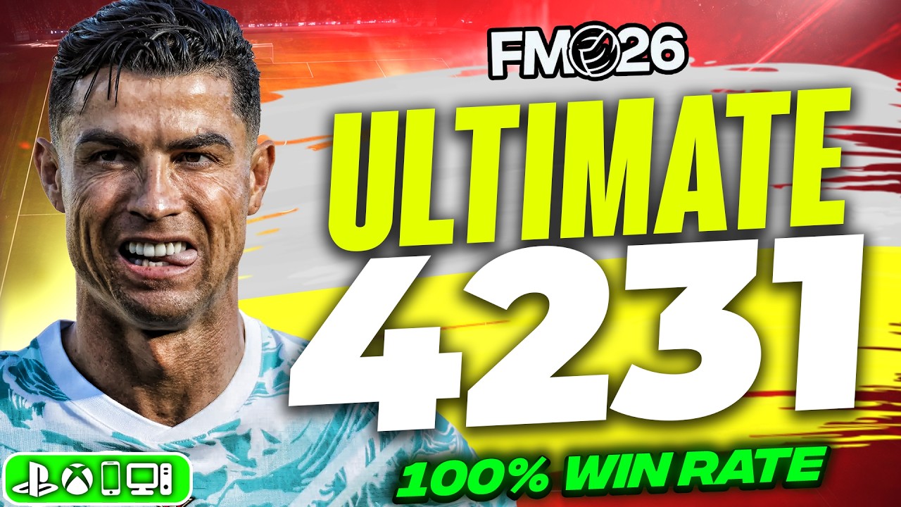 Эта УЛЬТИМАТИВНАЯ тактика 4-2-3-1 для FM26 с винрейтом 100%! | Лучшие тактики FM26