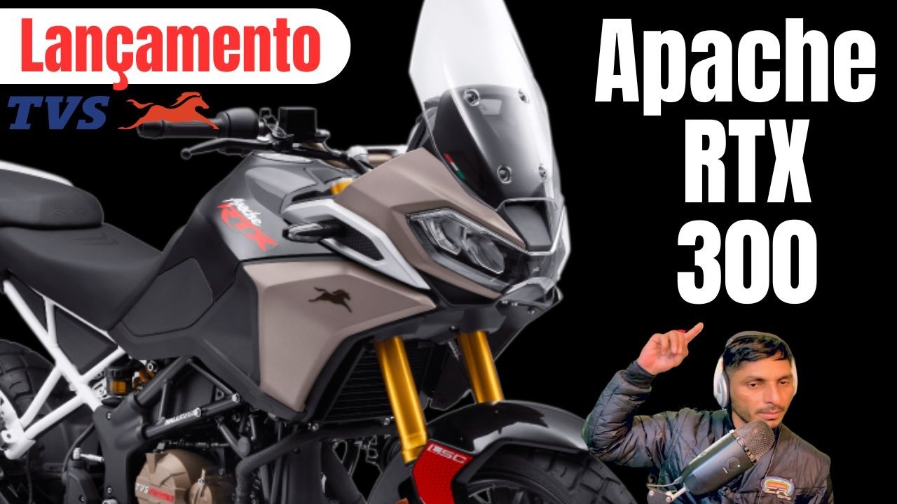 LANÇAMENTO NOVA TRAIL TVS APACHE RTX 300  - SAHARA 300 QUE SE CUIDE