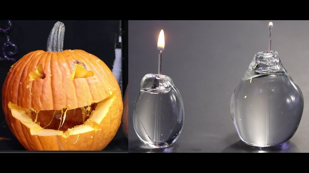 Pumpkin Carving with Handmade Candle