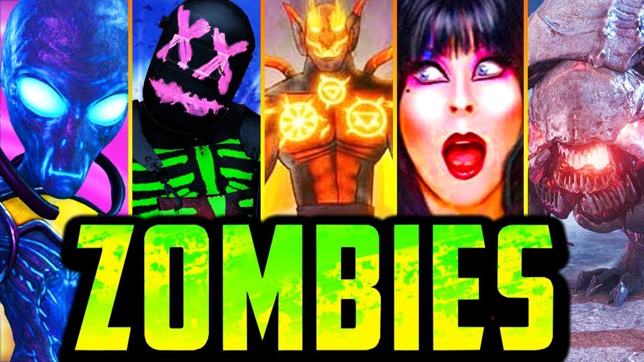 ALL IW ZOMBIES EASTER EGGS in 140 Minutes!! [Speedrun!] (Call of Duty: IW Zombies)