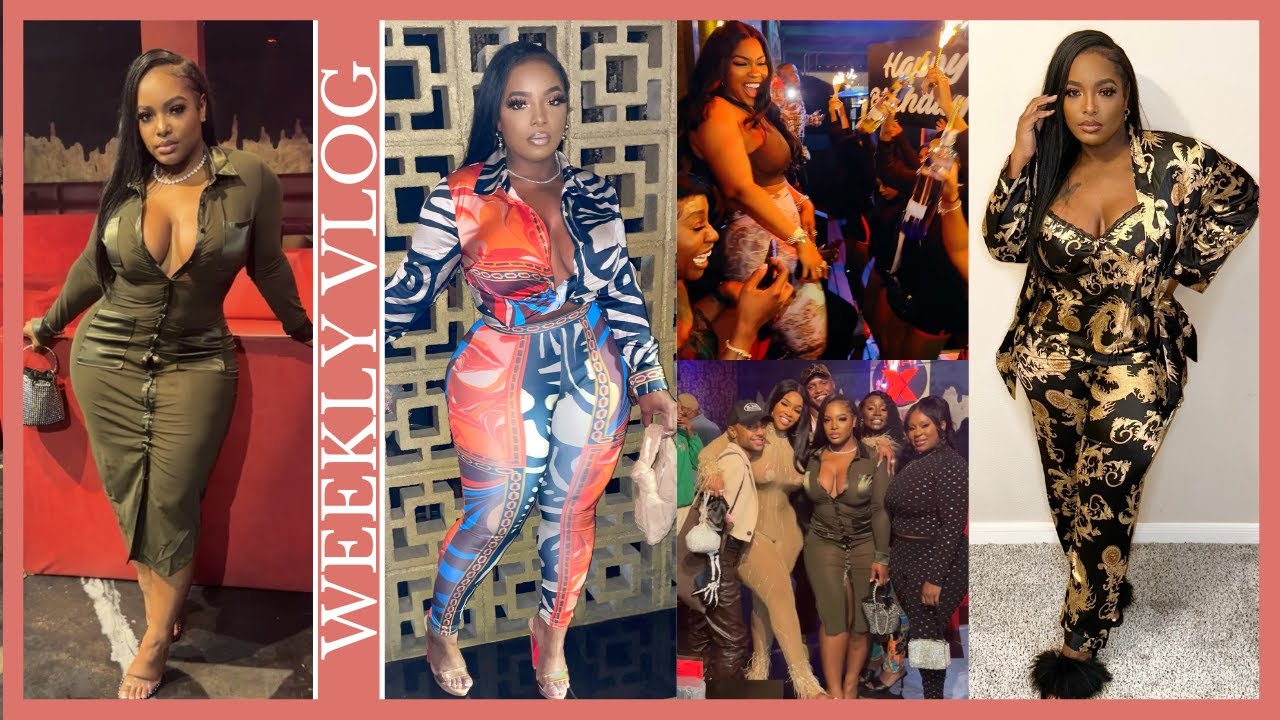 WEEKLY VLOG | @GinaJyneen BIRTHDAY CELEBRATION HOUSTON EDITION + PAJAMA PARTY + BIRTHDAY DINNER +MOR