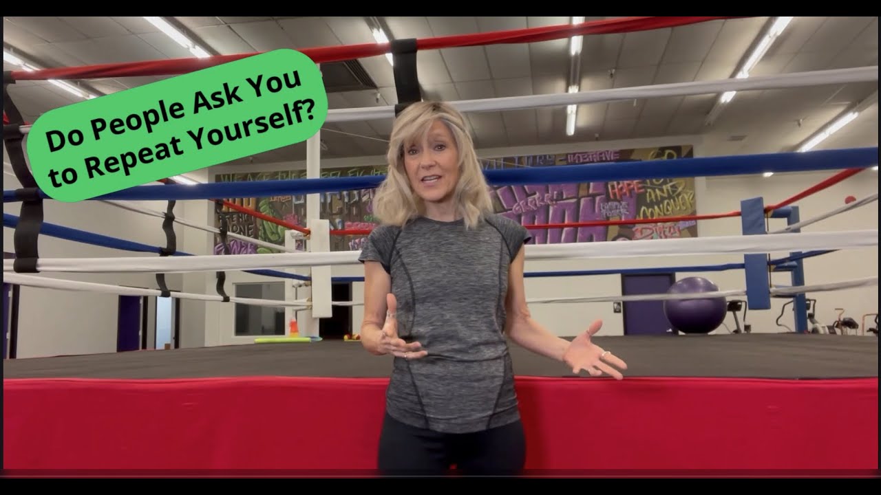 Being asked to speak louder because of your Parkinson's? Start with this Exercise