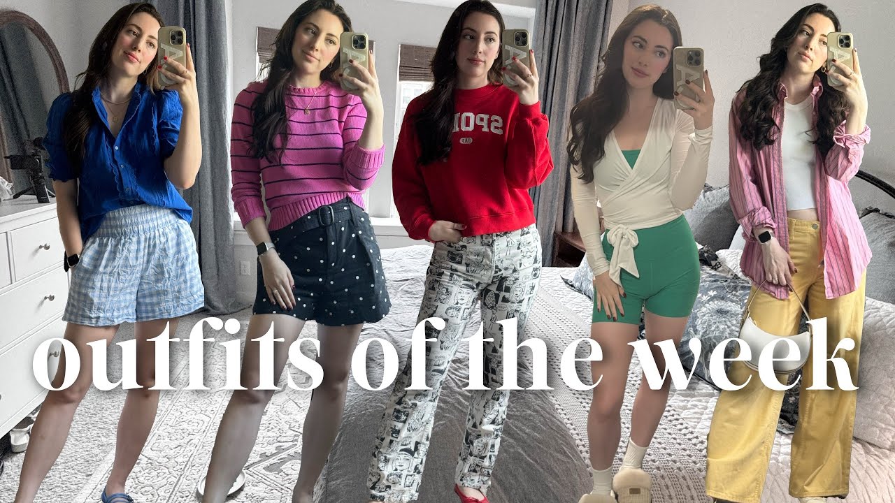 What I Wore This Week | Casual Spring Outfits 🌼