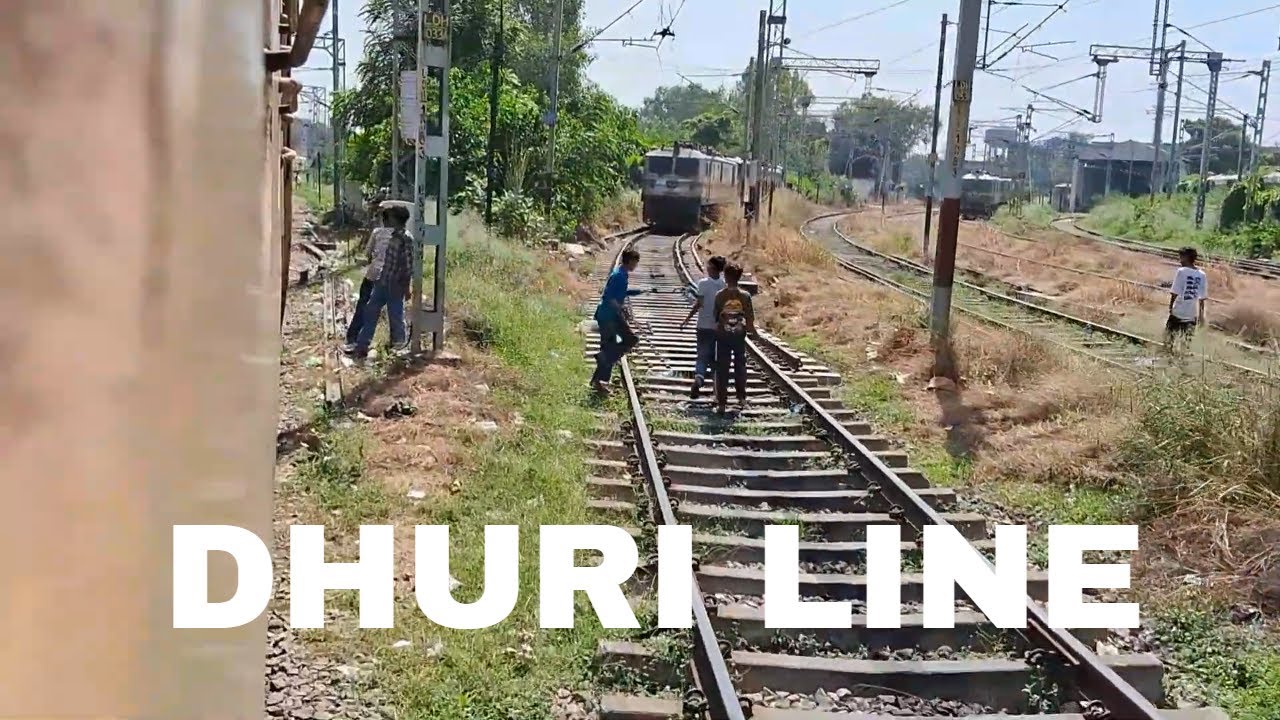 DHURI LINE [ #ਧੂਰੀ_ਲਾਈਨ_ਪੰਜਾਬ ] Indian Railways  🇮🇳 Full Journey #धूरी_लाइन #railway #usbrl #railway