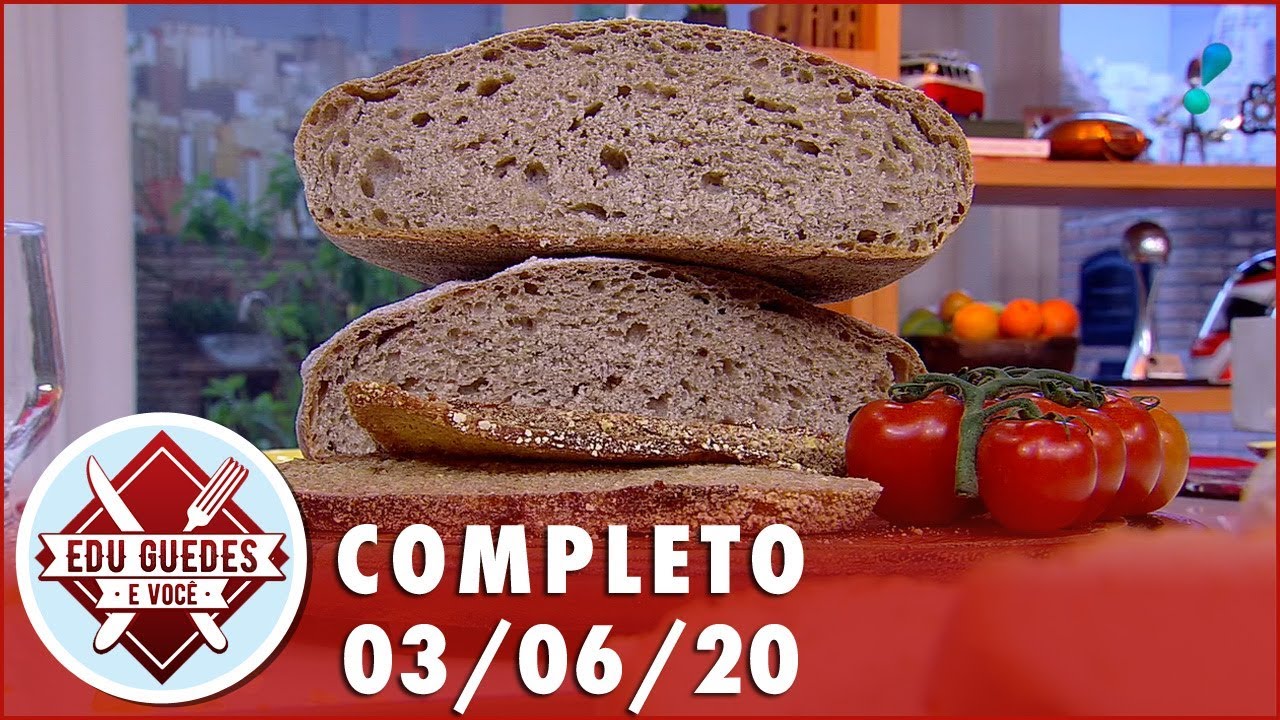 Edu Guedes ensina a preparar receitas de pães caseiros