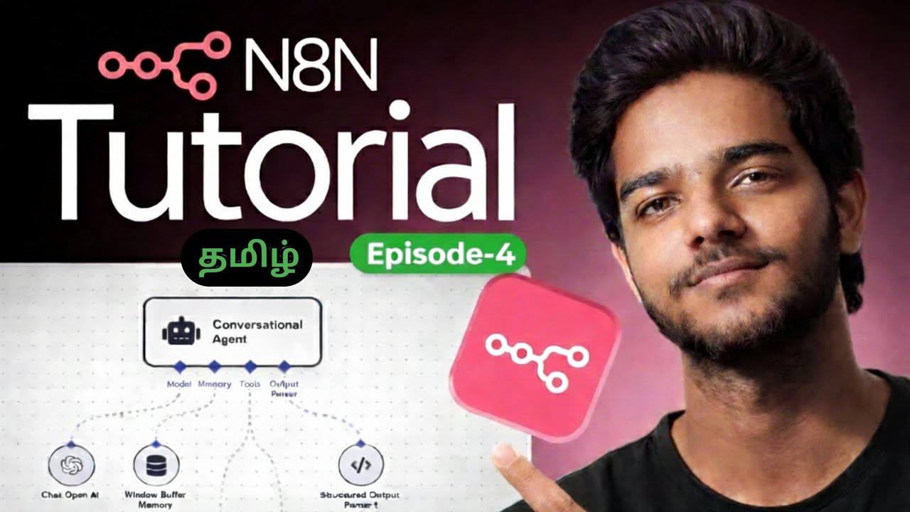 N8N -Set, Form & WH Response Node Explained in Tamil | N8N Masterclass Tamil | Part-04 | Sanjeycodes