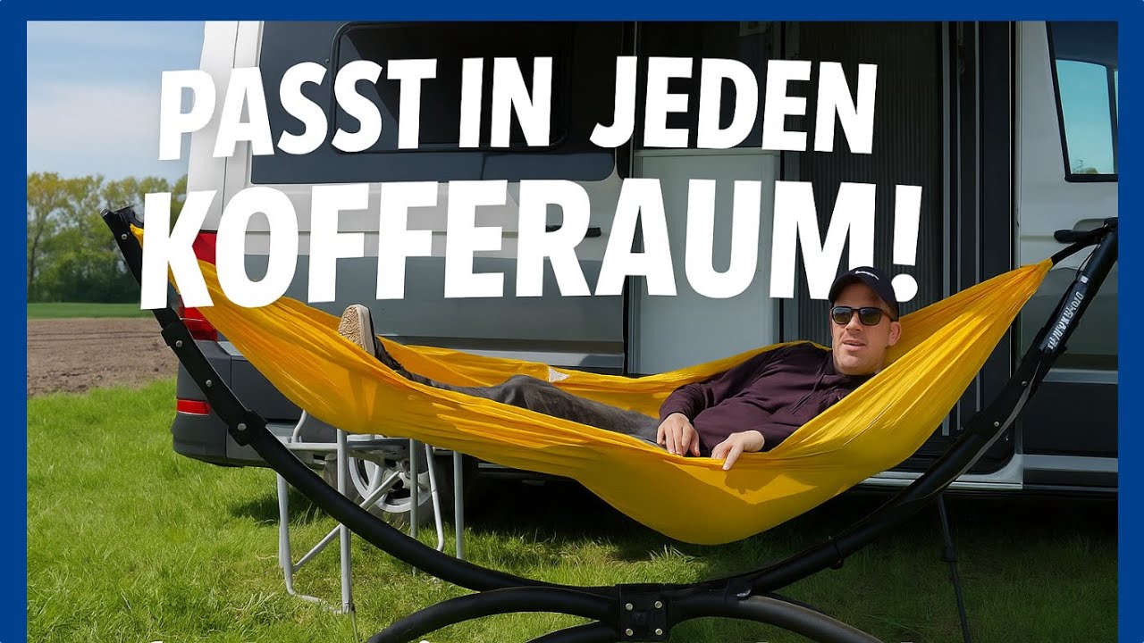 In 3 Sekunden ENTSPANNT – Die beste Hängematte für unterwegs! 🚀 Anymaka im Test!