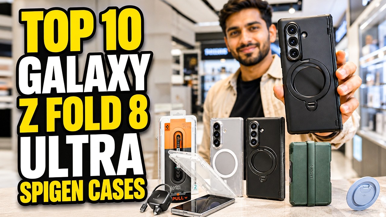 Топ-10 лучших чехлов и аксессуаров Spigen для Galaxy Z Fold 8 Ultra🔥 | Не покупайте, не посмотрев...