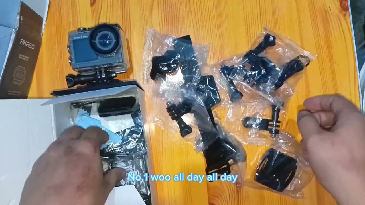 Akaso Brave 4 Pro Unboxing. JN Dy