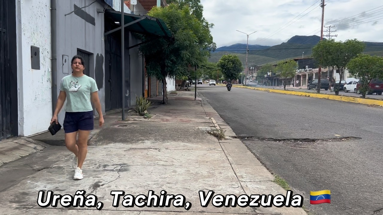 🇻🇪 Frontier TACHIRA, Walking in UREÑA #virtualtour #ureña #tachira #venezuela 