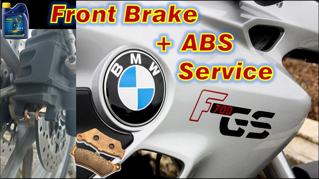 F700GS Full Service P5. Front Brakes + ABS Service