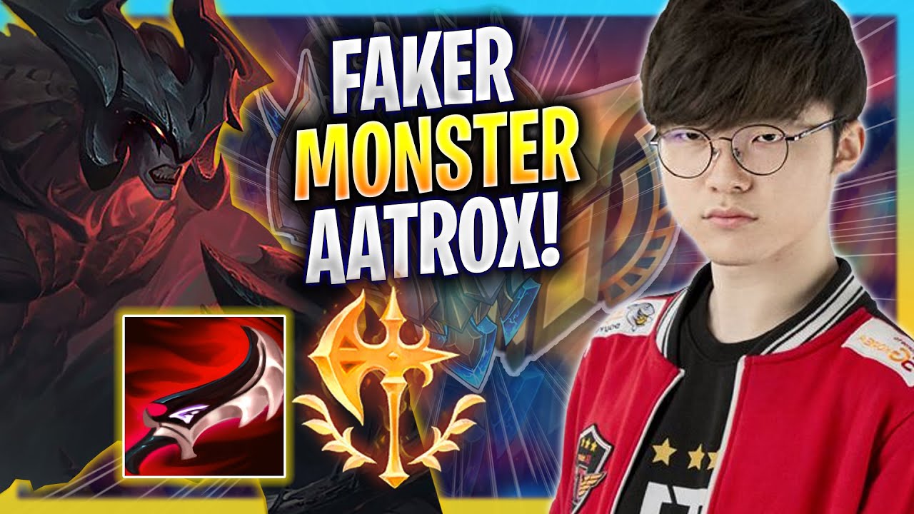 FAKER IS A MONSTER WITH AATROX! - T1 Faker Plays Aatrox TOP vs Yone! | Season 2023