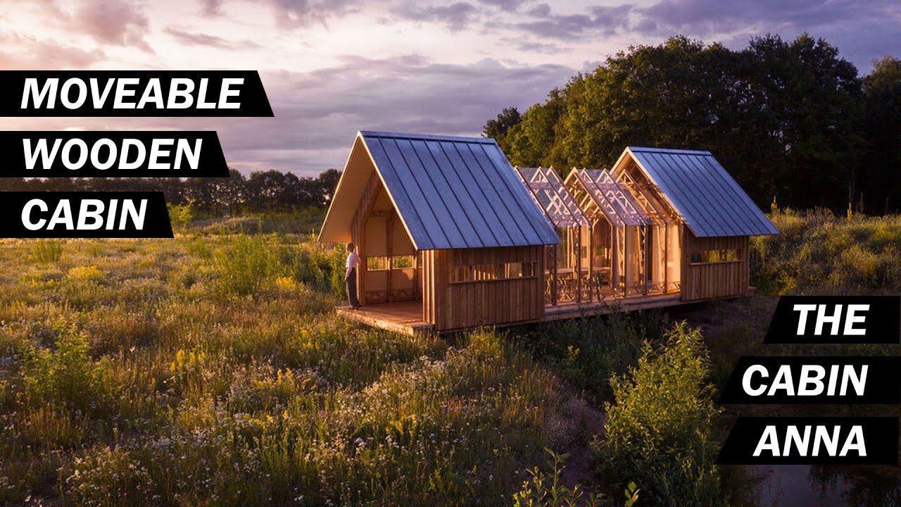 The Moveable Wooden Cabin with Sliding Walls