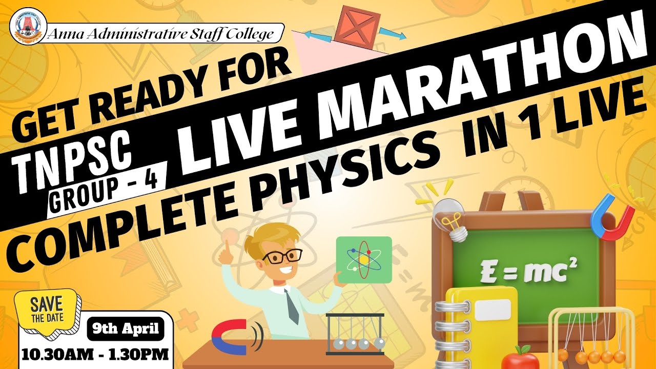 Complete Physics in 1 Live Marathon class | TNPSC Group 4 | MISSION I'MPOSSIBLE