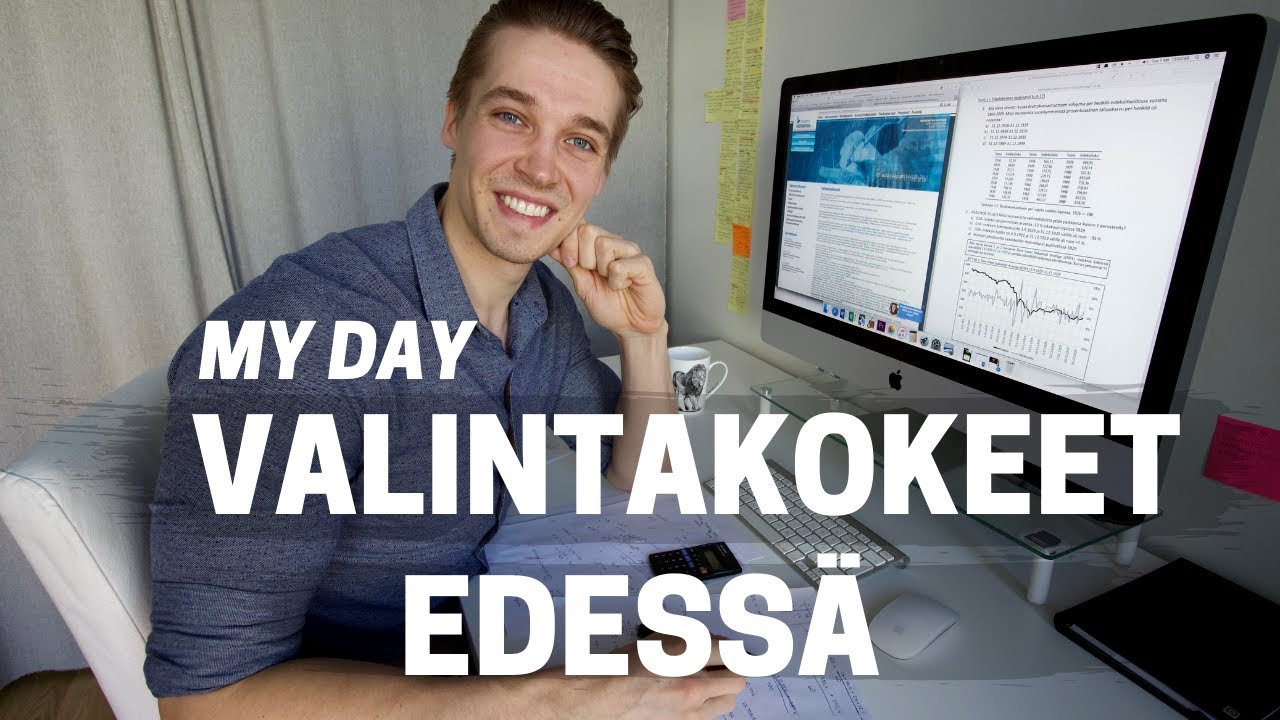 Yliopiston valintakokeet, uudet rutiinit ja opiskeluvinkit (MY DAY)
